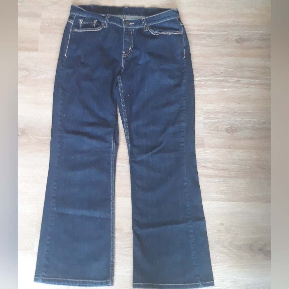 Rare Levi's 535 Dark Wash Jeans W 32 L 30 Black Label
